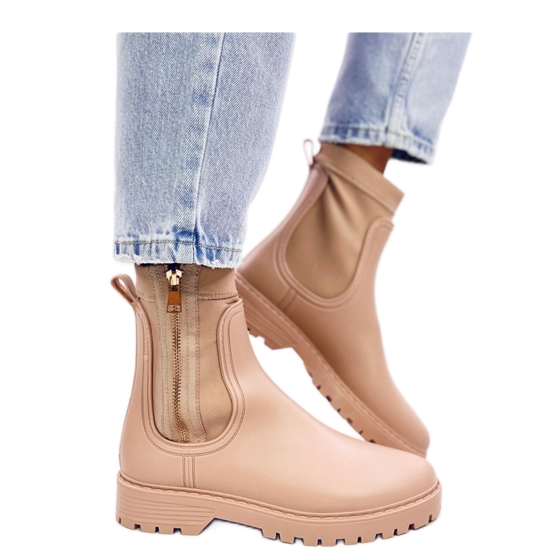 Botas Chelsea de mujer Below Beige - Inello
