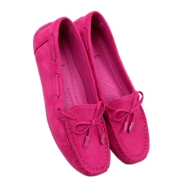 Mocasines Wards de ante fucsia - Inello rosado