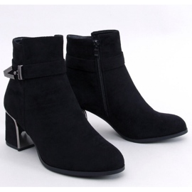 Botines elegantes de tacón Khalia Negro - Inello Botines elegantes de tacón Khalia Negro - Inello