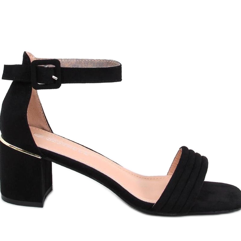 Sandalias tacón mujer Rondeu negro - Inello Sandalias tacón mujer Rondeu negro - Inello