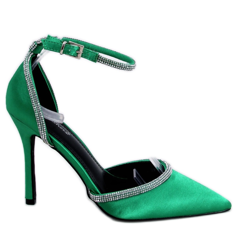 Salón stilettos Conway Green con pedrería - Inello verde Salón stilettos Conway Green con pedrería - Inello verde
