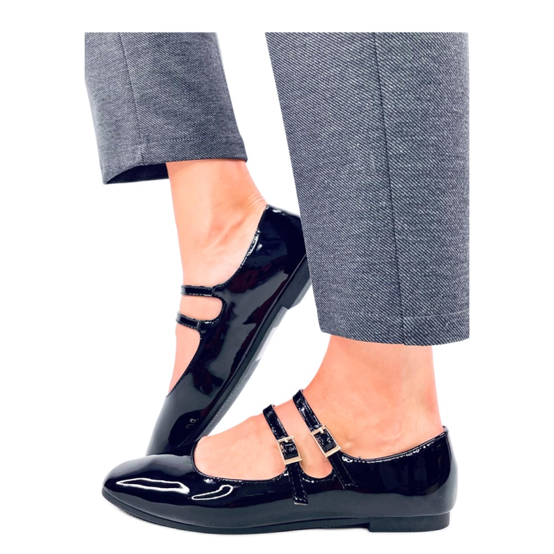 Bailarinas Charol Liths Mercedita Negra - Inello negro Bailarinas Charol Liths Mercedita Negra - Inello negro