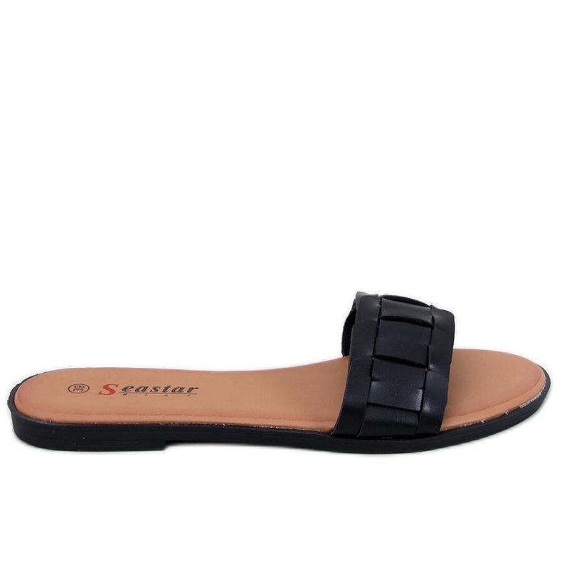 Sandalia chanclas de mujer Lotts negra - Inello negro