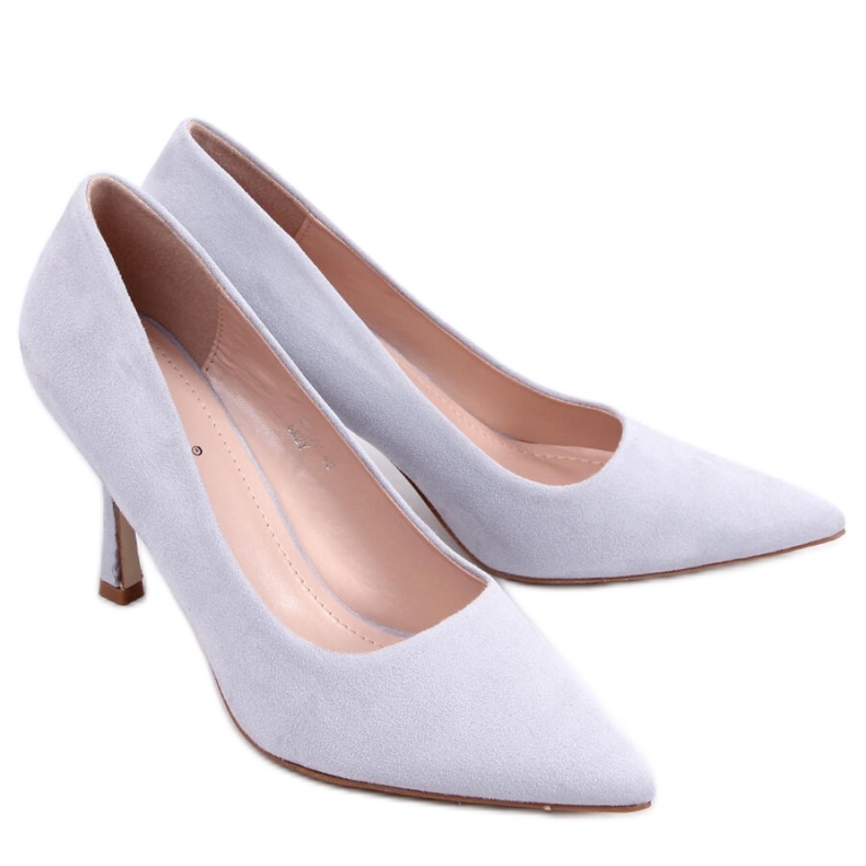 Tacones de mujer en ante Giorgia Grey - Inello gris