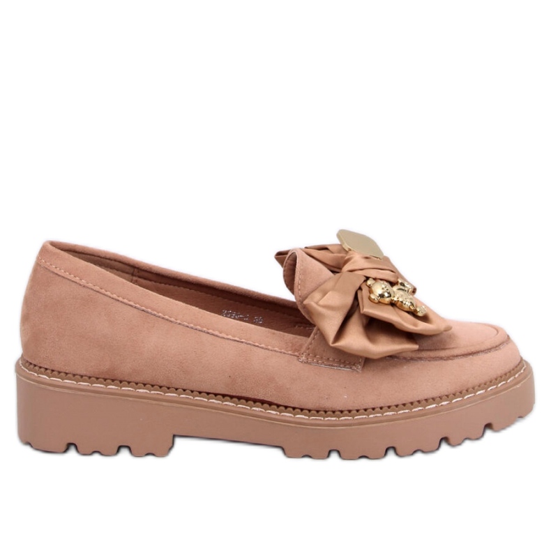 Mocasines Pennsy Camel con osito decorativo - Inello marrón