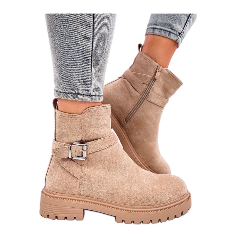 Botas Chelsea Ortiz Beige - Inello