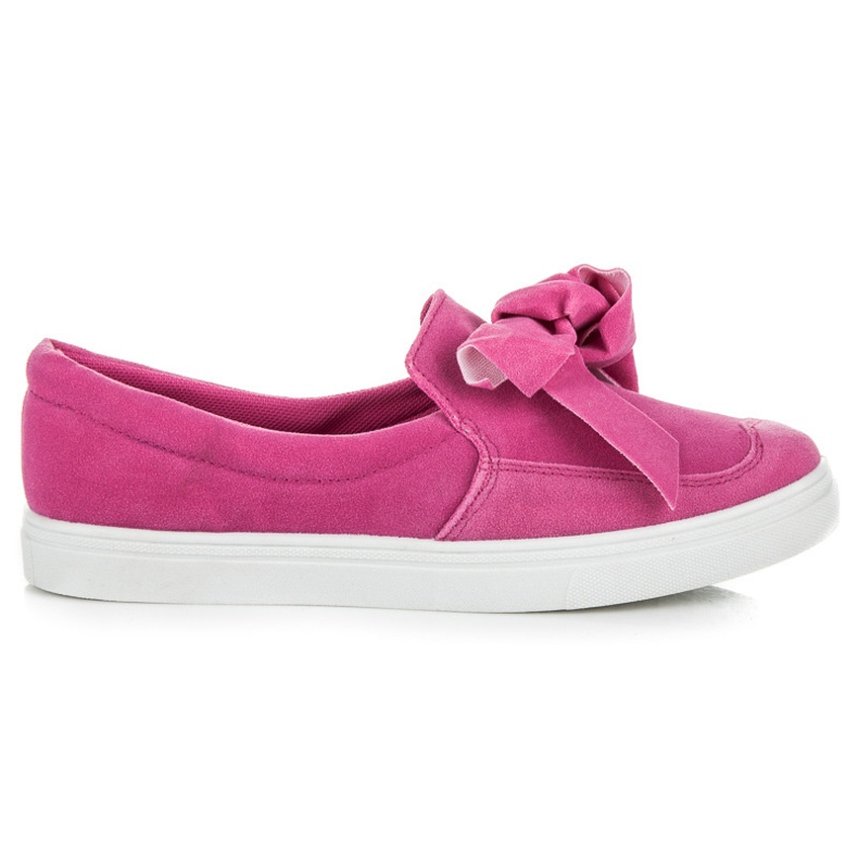 Seastar Deportivas de ante con lazo rosado