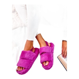 Zapatillas de casa Rhodes Fucsia con banda elástica - Inello rosado