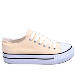 Deportivas clásicas de mujer Fargis Beige - Inello