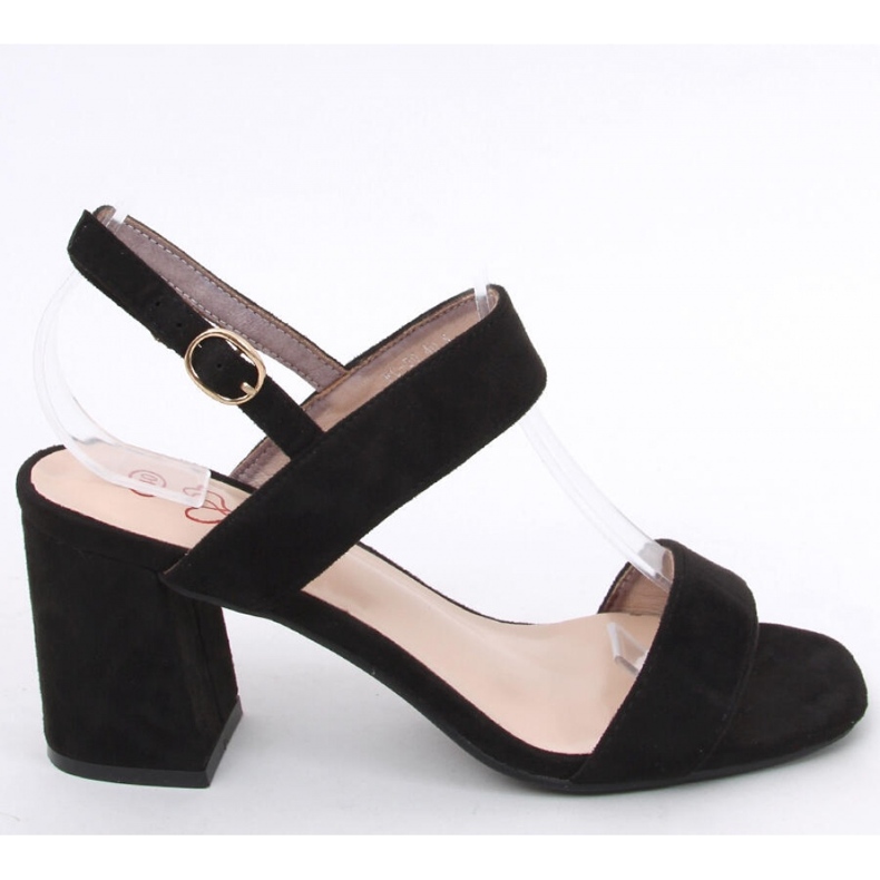 Sandalias tacón Peony negro - Inello
