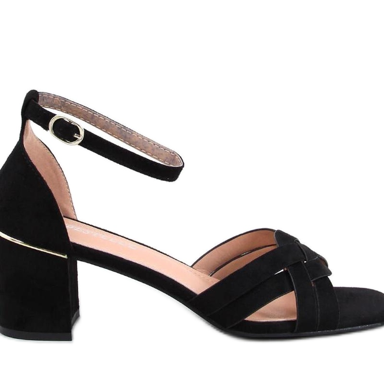 Sandalias tacón mujer Sabines negro - Inello Sandalias tacón mujer Sabines negro - Inello