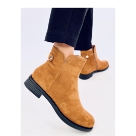 Botas Chelsea clásicas de mujer Beres Camel - Inello marrón