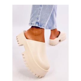 Sandalia Ernest Zuecos de espuma beige - Inello