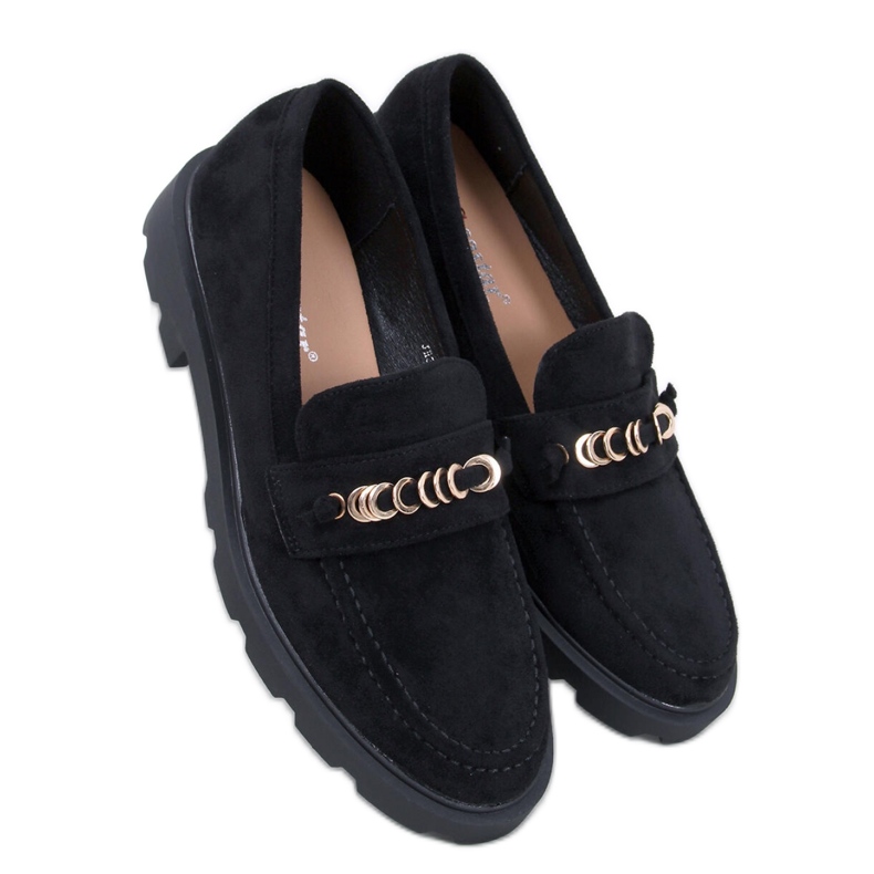 Mocasines de mujer Molla Negro - Inello Mocasines de mujer Molla Negro - Inello