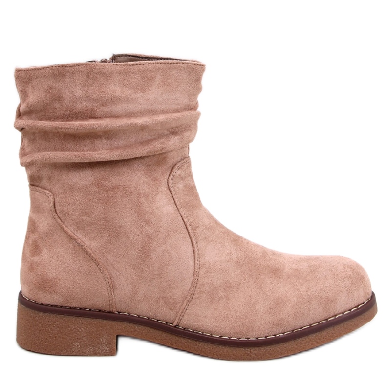 Botín Bracy Caqui volantes - Inello beige