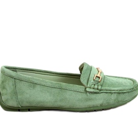 Mocasines mujer ante Sourd L.GREEN - Inello verde Mocasines mujer ante Sourd L.GREEN - Inello verde