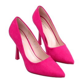Tacones de mujer Camerin de ante fucsia - Inello rosa
