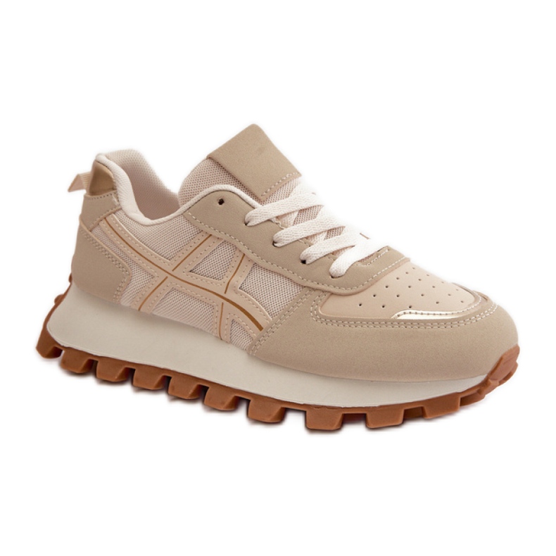 Step in style Zapatillas Deportivas Modelo Mialunae YH30 Beige - Pisa con estilo