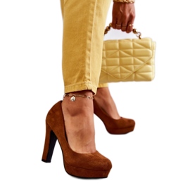 Step in style Salón Modelo Soro M115 Ante Camel - Paso con estilo marrón