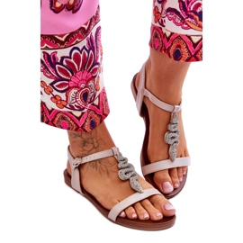 Step in style Sandalias Modelo S.Barski KV-5541-42 Beige - Pisa con estilo