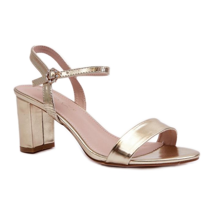 Step in style Sandalias Modelo Glindra 24SD98-6986 Dorado - Pisa con estilo amarillo