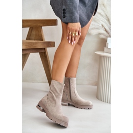 Step in style Botas Modelo Narilie LG866 Beige - Paso con estilo