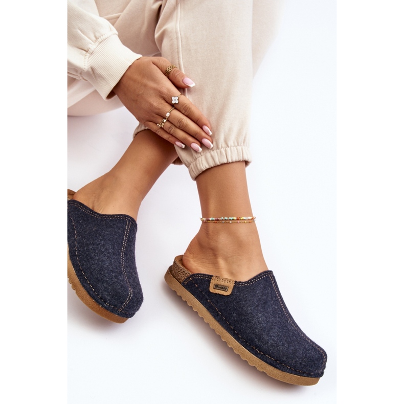 Step in style Pantuflas Modelo Inblu DJ000010 Marino - Pisa con estilo