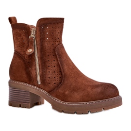 Step in style Botas Modelo Oviria M1537 Marrón - Paso con estilo
