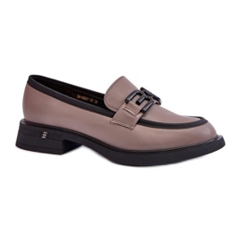Step in style Mocasines Modelo Triana 63501 Beige Oscuro - Pisa con estilo gris