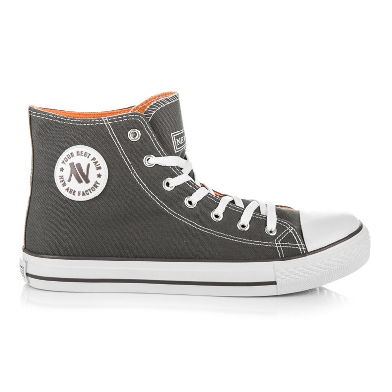 New Age Zapatillas altas de hombre gris