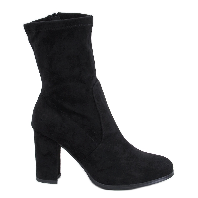 Poulter Botines de ante negro Poulter Botines de ante negro