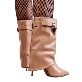 Step in style Botas Modelo Steffi O41 Beige - Pisa con estilo Step in style Botas Modelo Steffi O41 Beige - Pisa con estilo