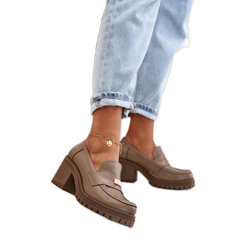 Step in style Zapatos Modelo Zazoo 20168 Beige Oscuro - Pisa con estilo