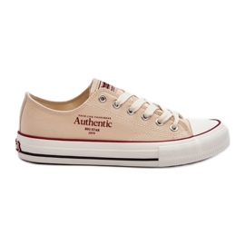 Step in style Zapatillas Modelo Big Star NN274236 Beige - Pisa con estilo Step in style Zapatillas Modelo Big Star NN274236 Beige - Pisa con estilo