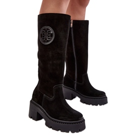 Step in style Botas Modelo Lewski 3367 Gamuza Negra - Paso con estilo negro
