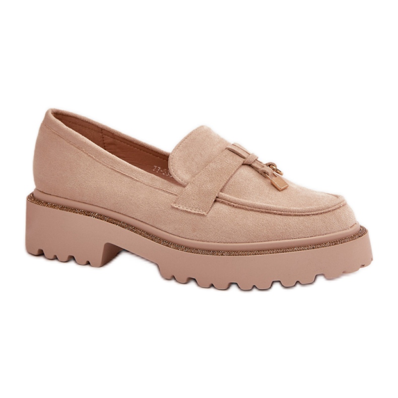 Step in style Mocasines Modelo Verindalle 77-533 Beige Claro - Paso con estilo