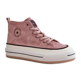 Step in style Zapatillas Modelo Big Star OO274068 Rosa - Pisa con estilo rosado