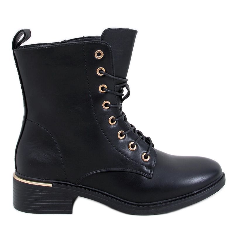 Ango Botines negros con cordones