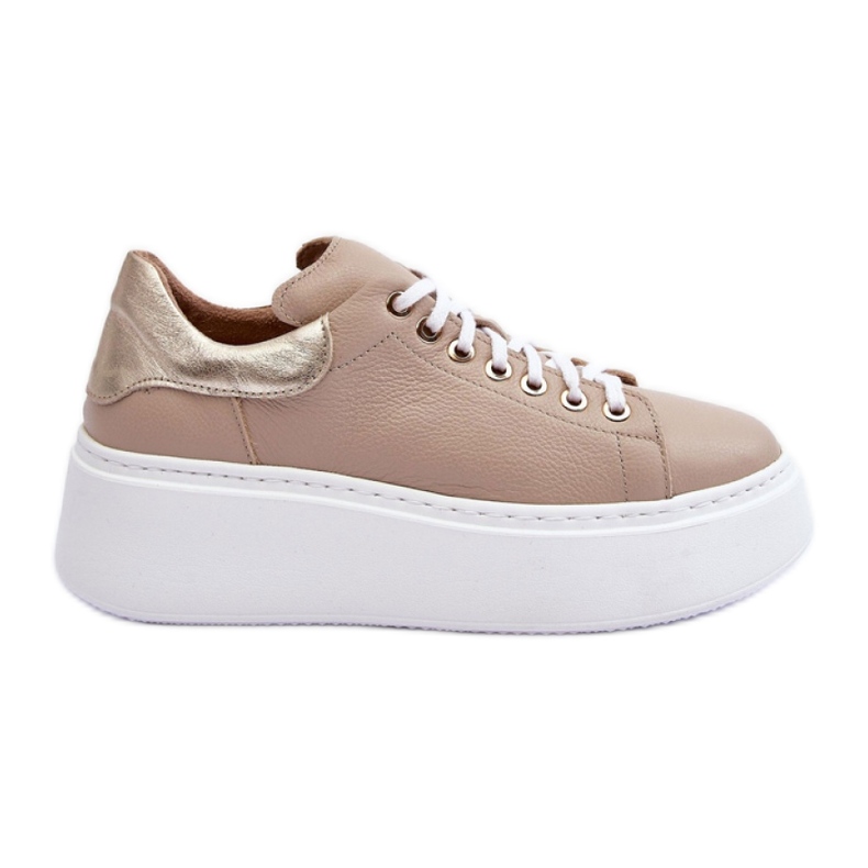 Step in style Zapatillas Deportivas Modelo Lemar 10150 Beige - Pisa con estilo