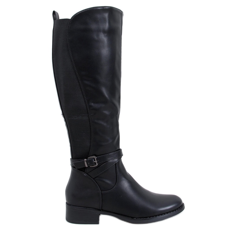 Botas con parte superior flexible Lappen Black negro