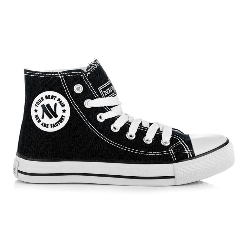 New Age Zapatillas altas atadas negro New Age Zapatillas altas atadas negro