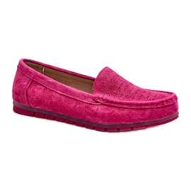 Mocasines Modelo S.Barski LR755 Fucsia - Step in style rosado