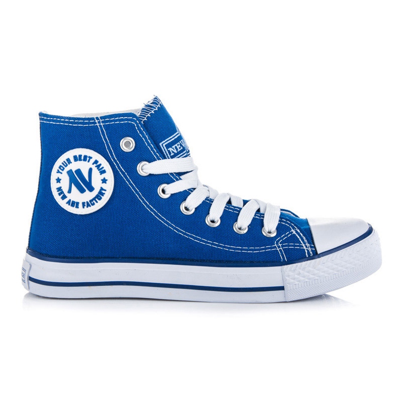 New Age Zapatillas altas atadas azul New Age Zapatillas altas atadas azul