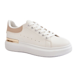 Step in style Zapatillas Modelo Nevelena JDJ-18 Blanco/Beige - Pisa con estilo