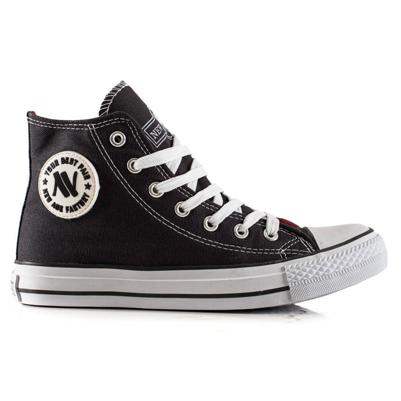 New Age Zapatillas altas atadas gris New Age Zapatillas altas atadas gris