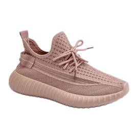 Deportivas slip-on de mujer rosa