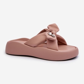 GOE Pantuflas plataforma mujer Rosa rosado