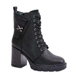 Jezzi Botines de mujer Negro Jezzi Botines de mujer Negro