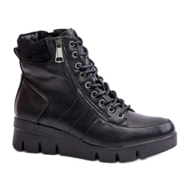 Botines mujer plataforma Negro