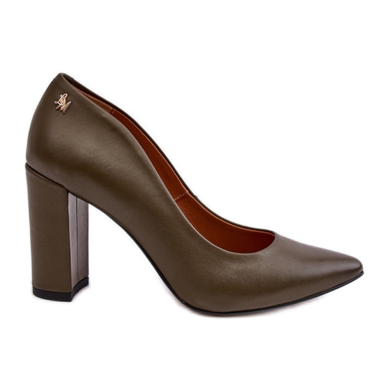 Zapatos de salón elegantes de mujer Laura Messi Verde Oscuro